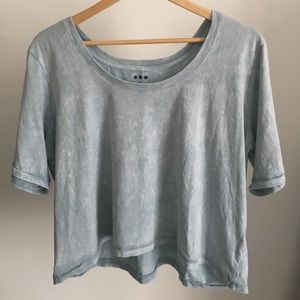 NEW Three Dots 100% Cotton boxy crop T-shirt